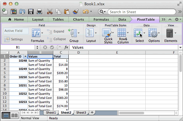 Clicking Individual Cells To Sum Will Not Sum In Ms Excel 2011 For Mac